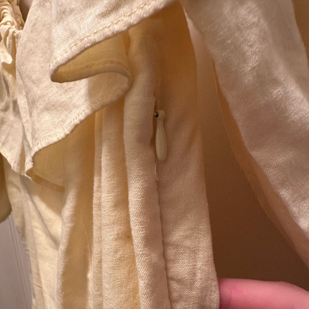 H&M Light Yellow Off-Shoulder Mini Dress - Picture 6 of 11